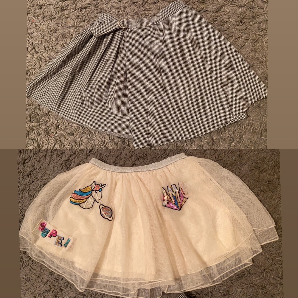 Zara girls sequin skirt formal skirt